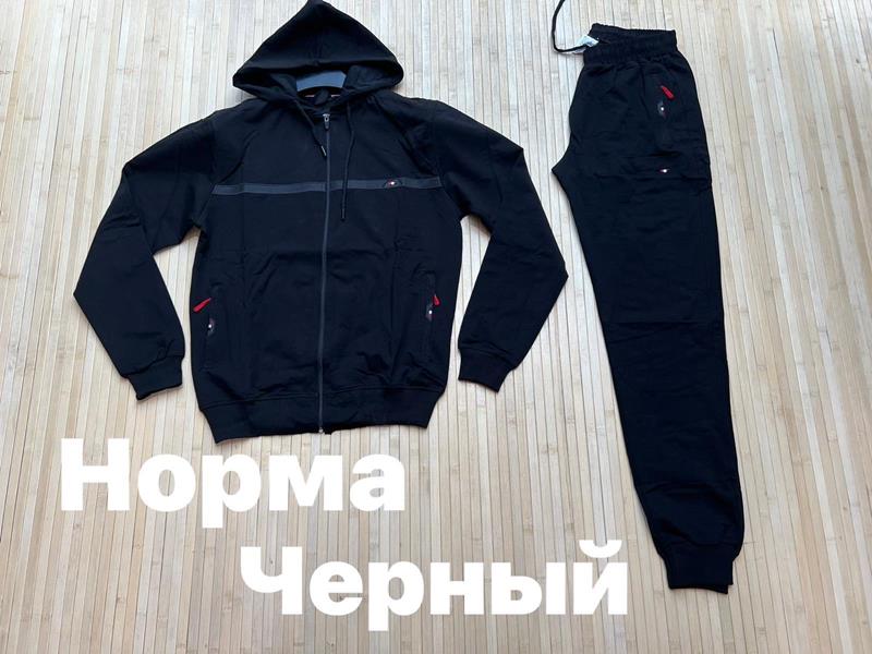 Костюм спорт Navas (M-2XL) NV772 black (деми)