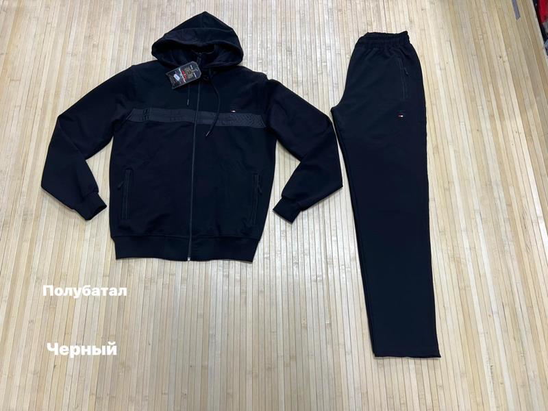 Костюм спорт Navas (M-2XL) NV784 black (деми)