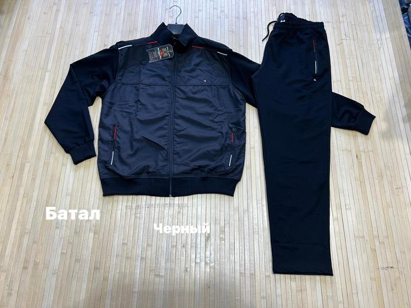 Костюм спорт Navas (L-3XL) NV786 black (деми)