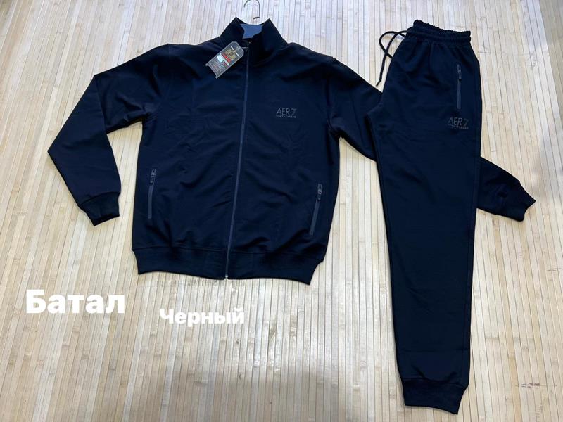 Костюм спорт Navas (3XL-6XL) NV791 black (деми)