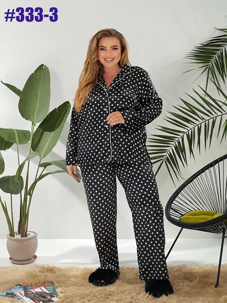 Пижама BAT (44-54) 333-3 black (деми)