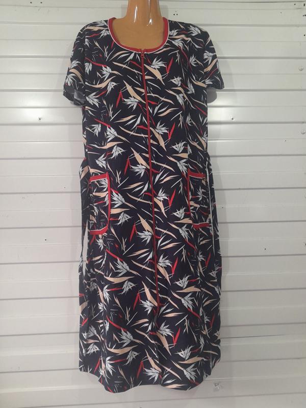 Халат Akvarel (52-64) A118 black (лето)