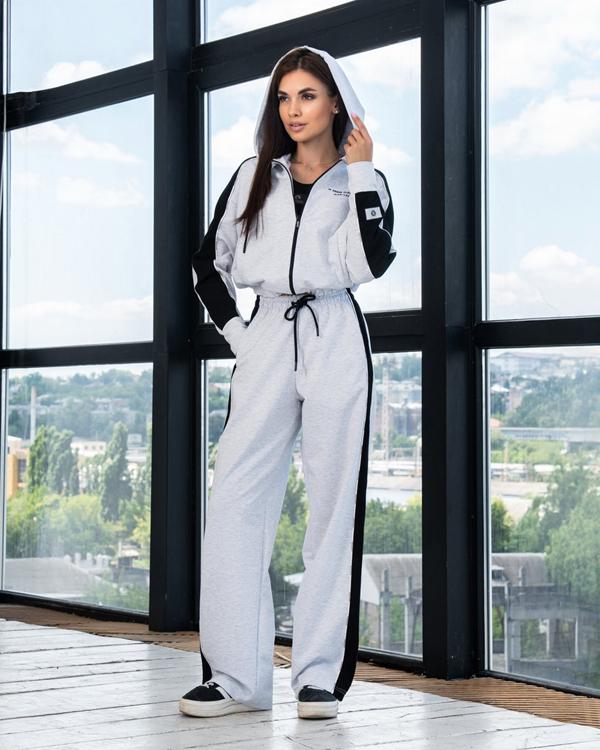 Костюм спорт AZNA (2XS-M) Д149 l.grey (деми)