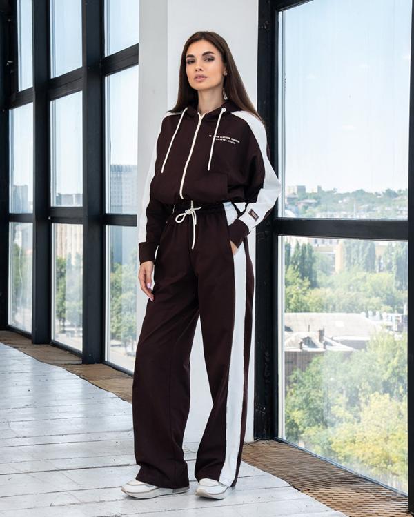 Костюм спорт AZNA (2XS-M) Д149 brown (деми)