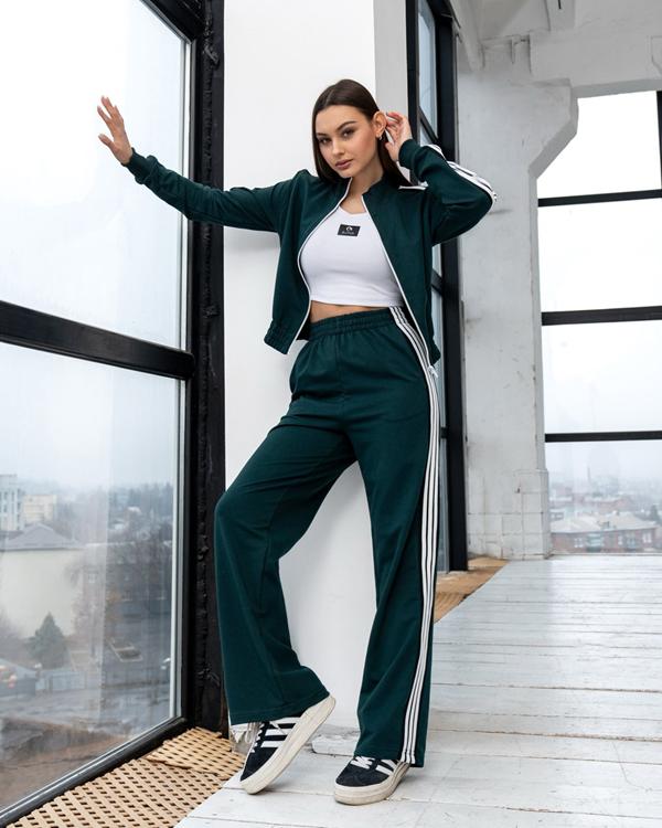 Костюм спорт AZNA (XS-L) Д101 green (деми)