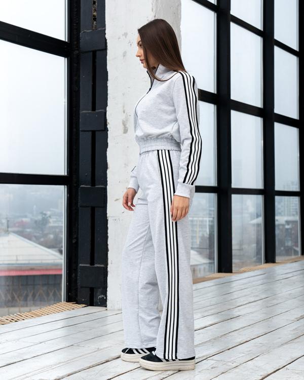 Костюм спорт AZNA (XS-L) Д101 l.grey (деми)