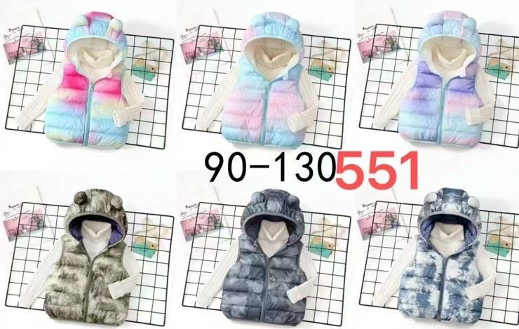 Жилетка Farbique (90-130) 551 l.blue-purple (деми)