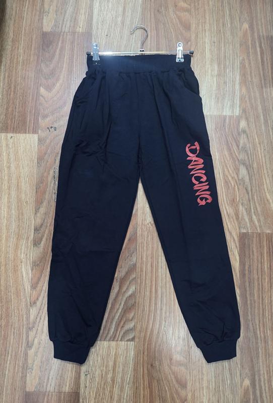 Штаны спорт MMZ (11-14) M455 black (деми)