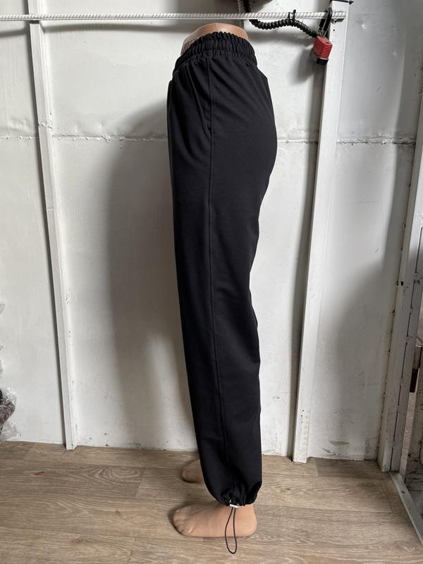 Штаны спорт MSO (42-48) 10521 black (деми)