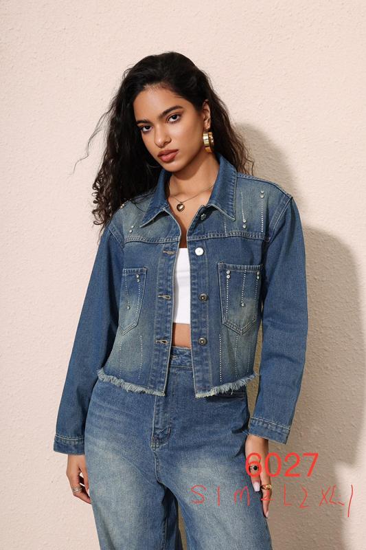 Куртка NewJeans (S-XL) 6027 l.blue (деми)