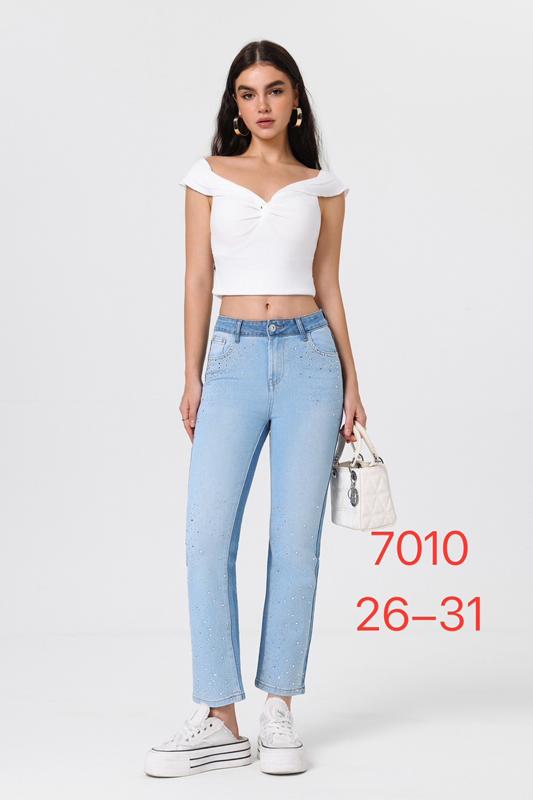 Джинсы NewJeans (26-31) 7010 l.blue (деми)