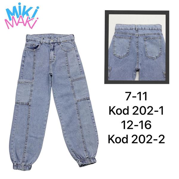 Джинсы Miki Maki (12-16) 202-2 l.blue (деми)