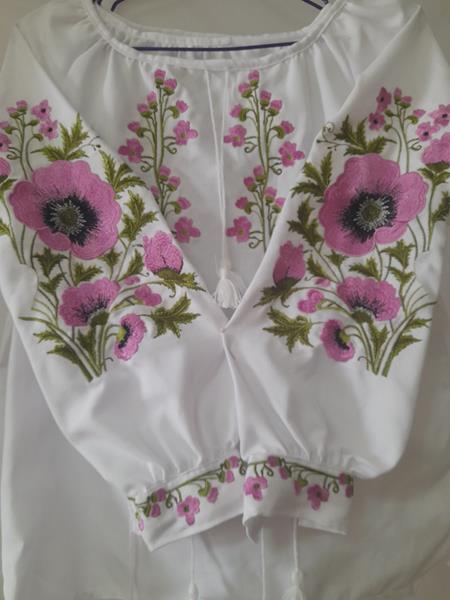 Вышиванка Miki Maki (5-14) MM14 white (деми)