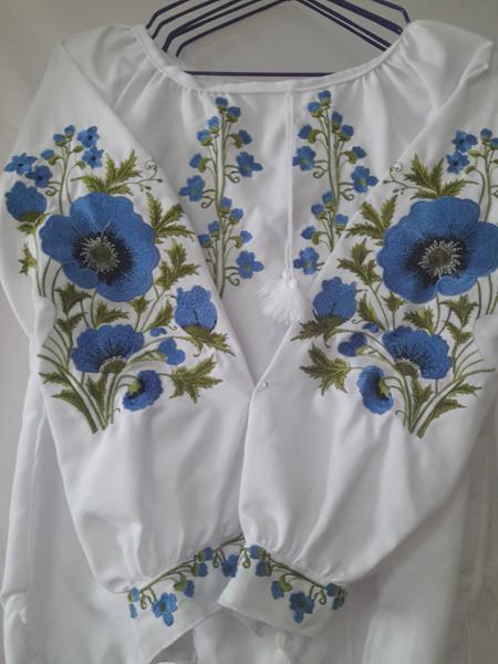 Вышиванка Miki Maki (5-14) MM17 white (деми)