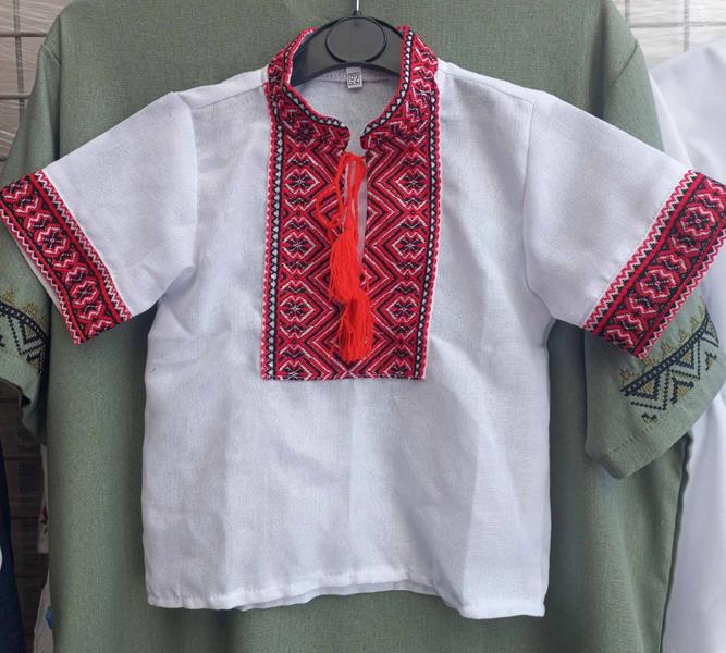 Вышиванка Miki Maki (128-164) MM7 white (лето)