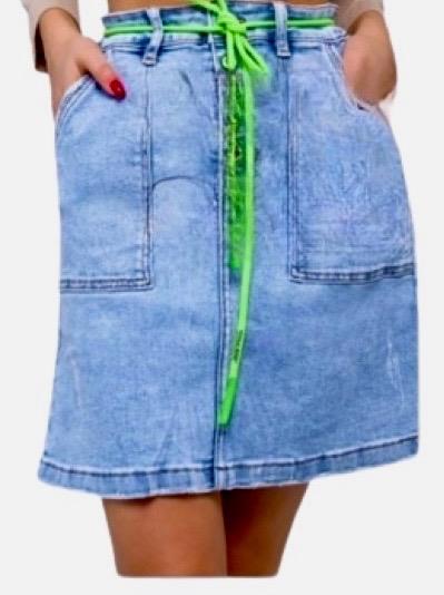 Юбка Lady N (27-32) 1883 l.blue (лето)