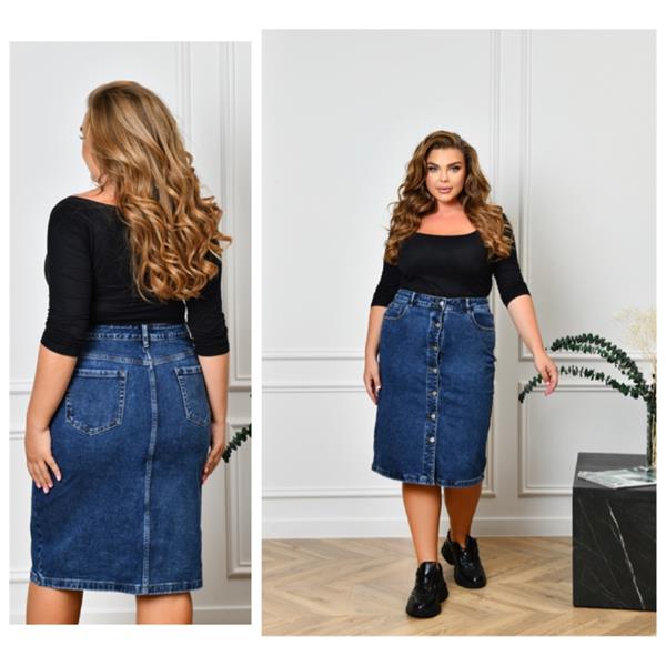 Юбка Lady N (28-33) 765 blue (лето)