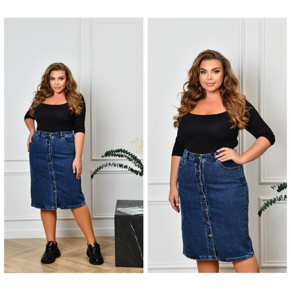 Юбка Lady N (31-38) 766 blue (лето)