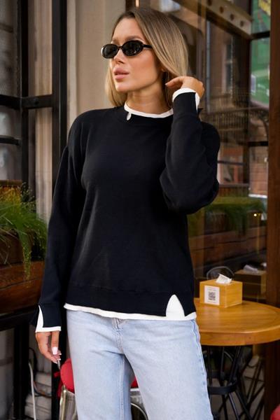 Свитер Little Secret (one size) F603 black (деми)