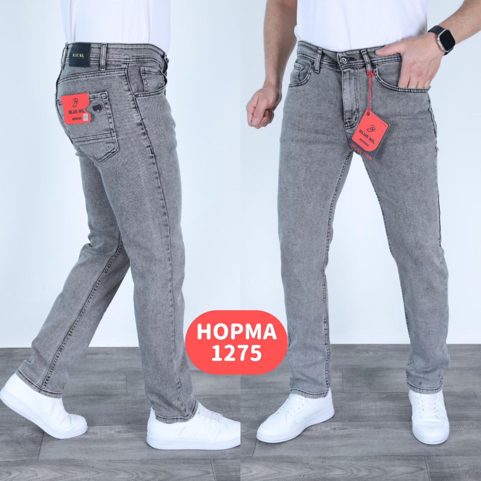 Джинсы God Baron (29-36) 1275 grey (деми)