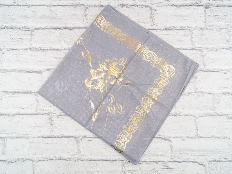 Платок Shawls (72*72) P239 grey (деми)