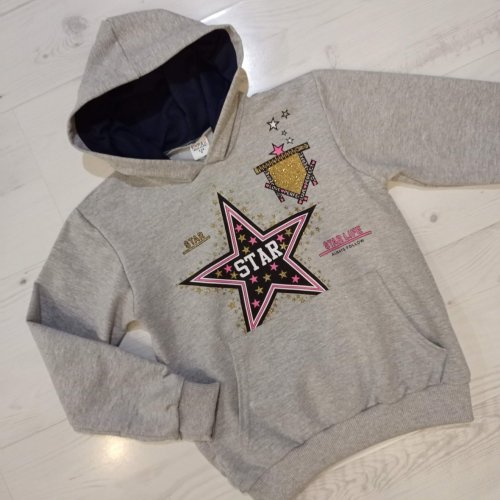 Худи Malibu2 (9-13) 12745 grey (зима) Malibu2 12745 grey