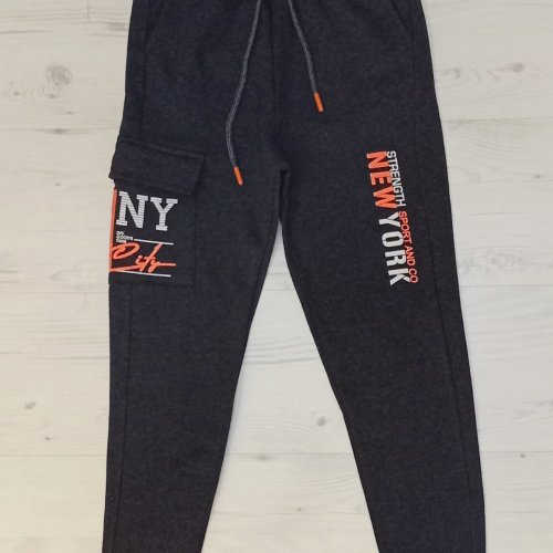 Штаны спорт Malibu2 (13-16) ML10 grey (зима) Malibu2 ML10 grey