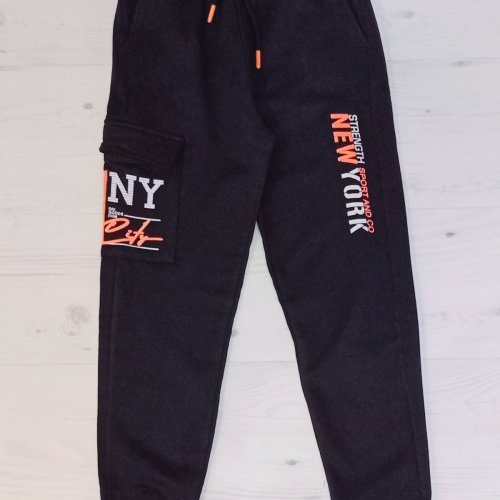 Штаны спорт Malibu2 (5-8) ML14 navy (зима) Malibu2 ML14 navy