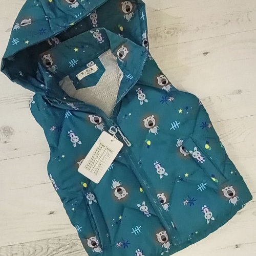 Жилетка Malibu2 (98-122) ML15 blue (деми) Malibu2 ML15 blue