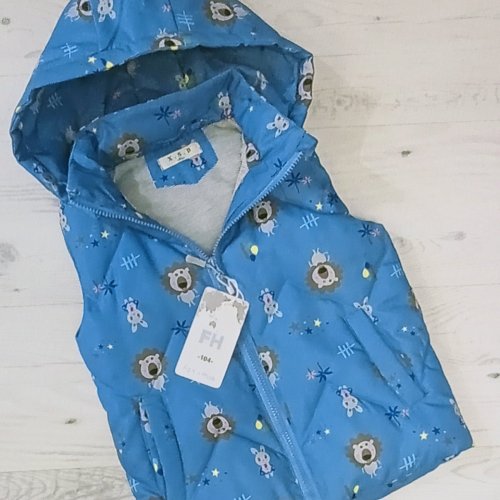 Жилетка Malibu2 (98-122) ML16 l.blue (деми) Malibu2 ML16 l.blue