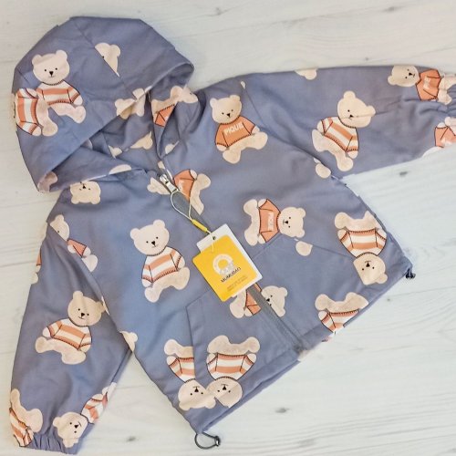 Ветровка Malibu2 (2-6) ML21 grey (деми) Malibu2 ML21 grey