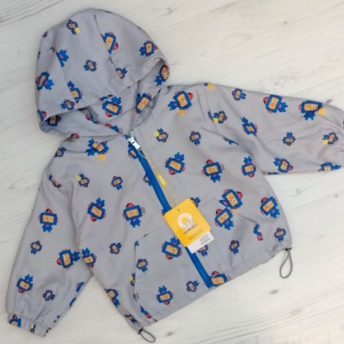 Ветровка Malibu2 (2-6) ML27 grey (деми) Malibu2 ML27 grey