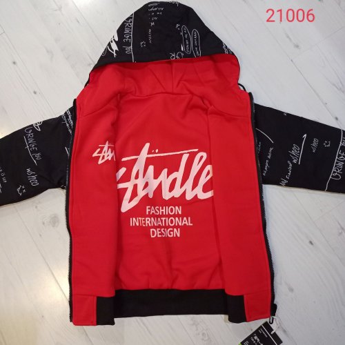 Куртка Malibu2 (9-12) 21006 black-red (деми) Malibu2 21006 black-red