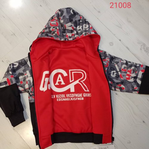 Куртка Malibu2 (9-12) 21008 grey-red (деми) Malibu2 21008 grey-red