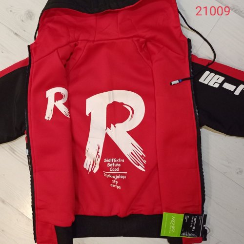 Куртка Malibu2 (9-12) 21009 black-red (деми) Malibu2 21009 black-red