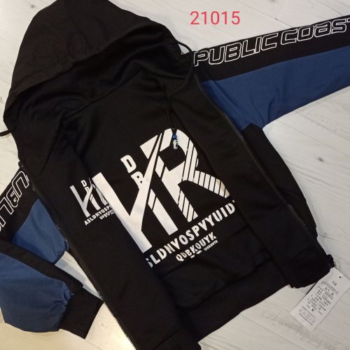 Куртка Malibu2 (9-12) 21015 black-blue (деми) Malibu2 21015 black-blue