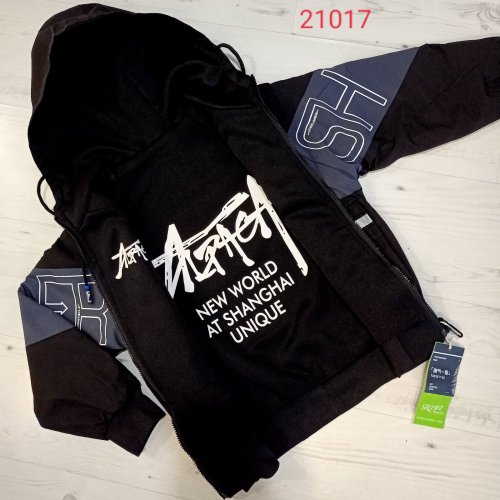 Куртка Malibu2 (9-12) 21017 black-grey (деми) Malibu2 21017 black-grey