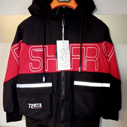 Куртка Malibu2 (9-12) 21017 black-red (деми) Malibu2 21017 black-red