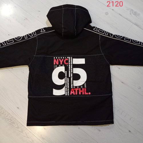 Куртка Malibu2 (150-170) 2120 black-grey (деми) Malibu2 2120 black-grey