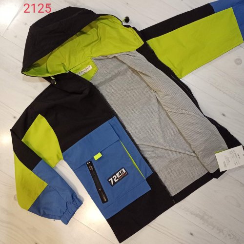 Куртка Malibu2 (9-12) 2125 black-blue (деми) Malibu2 2125 black-blue