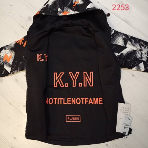 Куртка Malibu2 (150-180) 2253 black-orange (деми) Malibu2 2253 black-orange