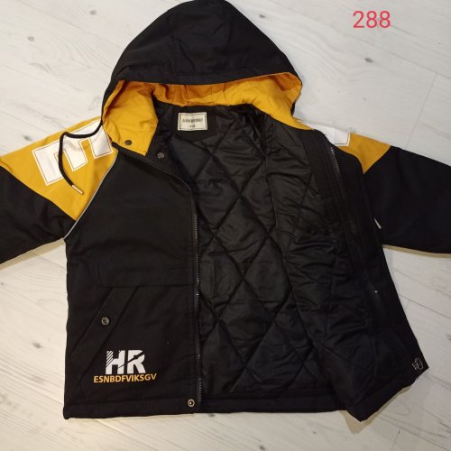 Куртка Malibu2 (110-140) 288 black-yellow (деми) Malibu2 288 black-yellow