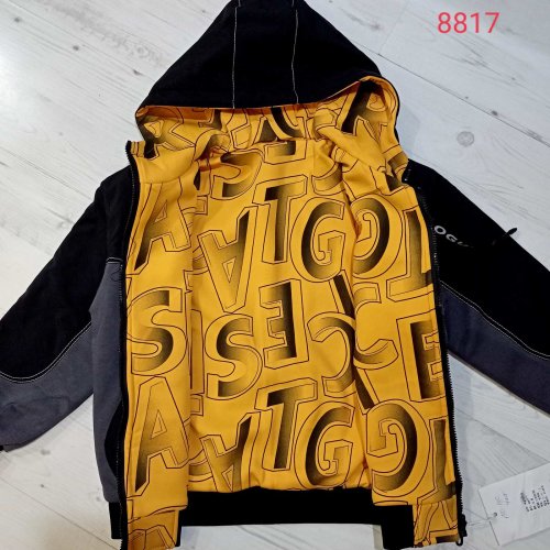 Куртка Malibu2 (150-180) 8817 black-yellow (деми) Malibu2 8817 black-yellow