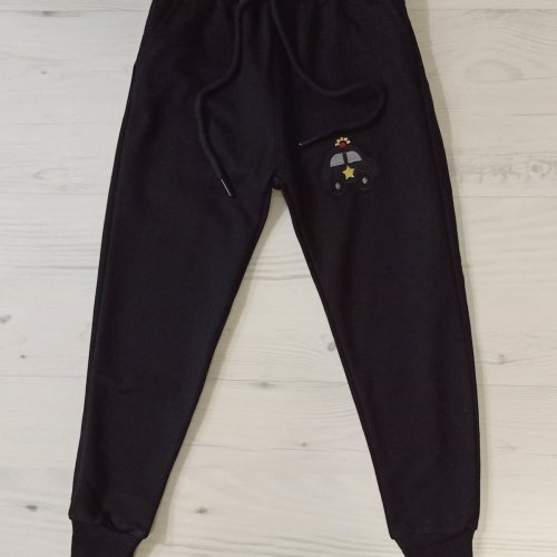 Штаны спорт Malibu2 (1-4) 9786-1 black (деми) Malibu2 9786-1 black