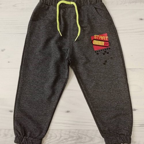 Штаны спорт Malibu2 (1-3) ML51 grey (деми) Malibu2 ML51 grey