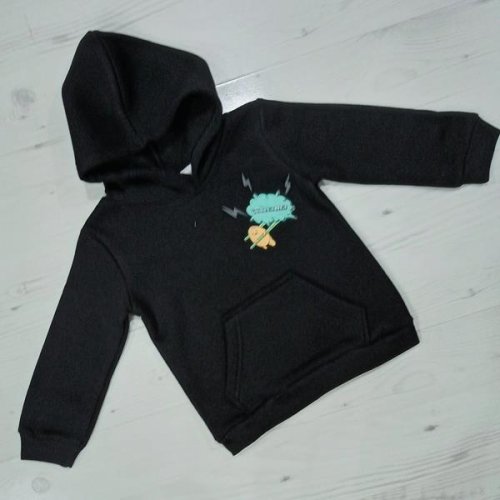 Худи Malibu2 (3-7) 3011 black (зима) Malibu2 3011 black