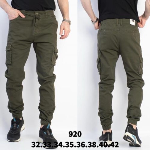 Джоггеры Basanjiu (32-42) 920 khaki (деми) Basanjiu 920 khaki