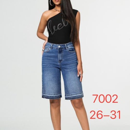 Шорты NewJeans (26-31) 7002 l.blue (лето) NewJeans 7002 l.blue