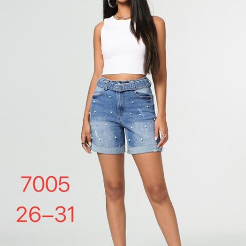 Шорты NewJeans (26-31) 7005 l.blue (лето) NewJeans 7005 l.blue