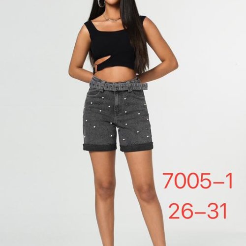 Шорты NewJeans (26-31) 7005-1 grey (лето) NewJeans 7005-1 grey